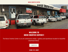 Tablet Screenshot of boisecreativecenter.com